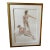 Impressionist Style Figurative Nude Watercolor Painting, Framed For Sale