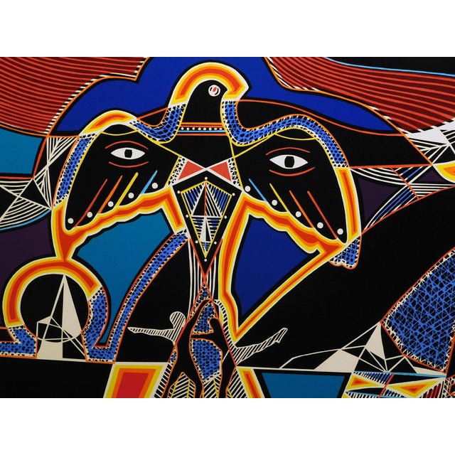 1990s Neal Doty "Sweet Bird of Youth" Hand Signed Serigraph Artwork For Sale - Image 5 of 5