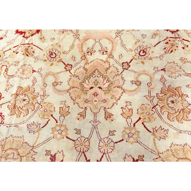 Textile Early 20th Century Indian Amritsar Rug For Sale - Image 7 of 8