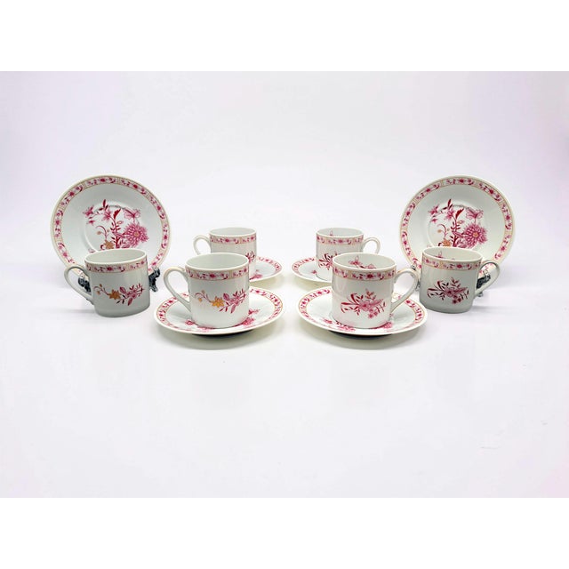 Ceramic Pekin Cups from Limoges Bernardaud, 1980s, Set of 12 For Sale - Image 7 of 7