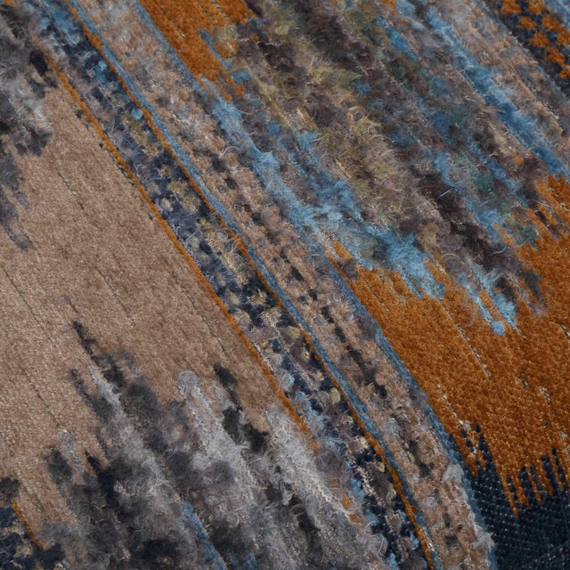 Modern Lainey Upholstered Ikat Armchair For Sale - Image 3 of 11