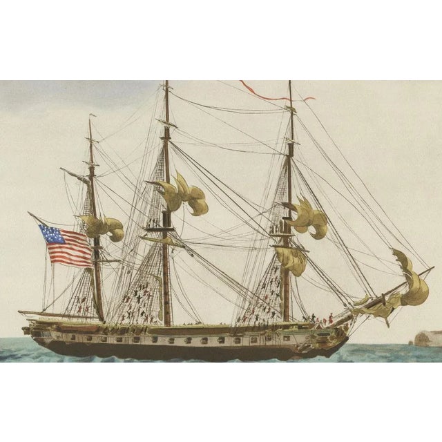 1920s Approaching Safe Harbor: The American Frigate's Return, 1920, Print For Sale - Image 5 of 6