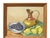 Vintage 1960s Still Life Painting Framed and Signed by the Artist, Mildred Comatta