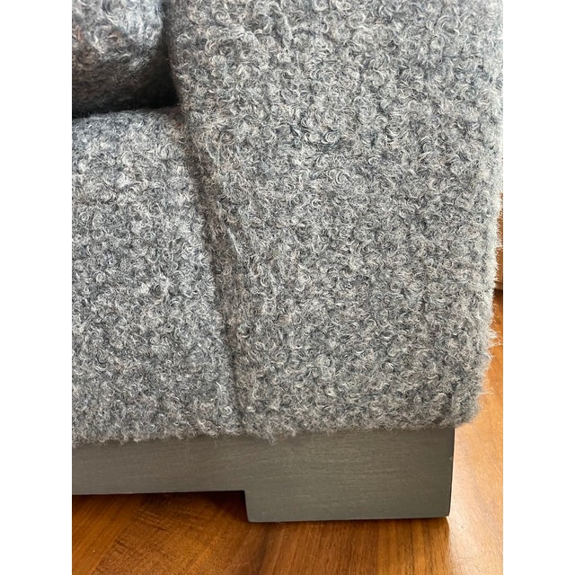 Textile Rene Cazares Blue Club Chairs For Sale - Image 7 of 15