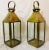 Brass lanterns or candleholder for indoor and outdoor, a pair This classy pair of handmade lanterns or candleholder is...
