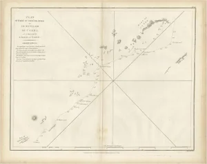 Antique Map of the Korean Archipelago, 1798