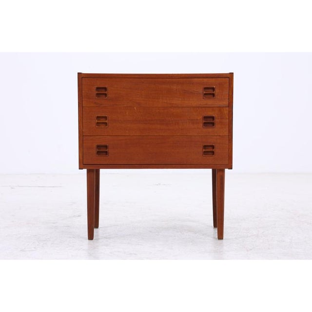 Vintage Danish Teak Chest of Drawers For Sale - Image 3 of 12