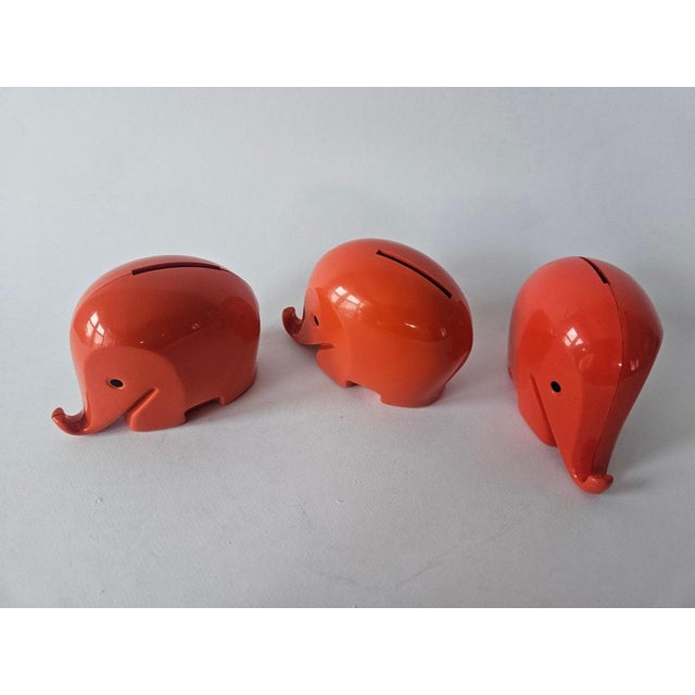 1970s Mid-Century Elephant Money Boxes by Luigi Colani for Drumbo, 1970s, Set of 3 For Sale - Image 5 of 14