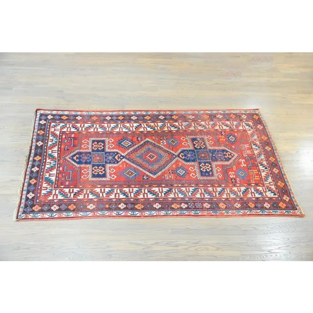 Early 20th Century Persian Kazak Rug For Sale - Image 11 of 12