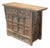 Antique Carved Elm Cabinet For Sale