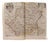 1673 Blome Map of Hartfodshire UK For Sale