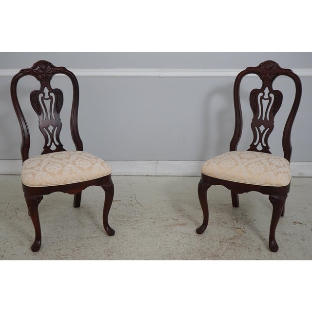Set of 6 Thomasville Mahogany Dining Room Chairs For Sale - Image 12 of 18