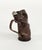 Mid-Century Liqueur Bottle in Brown Leather and Glass, Italy, 1960s For Sale - Image 4 of 14