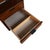 Wood Wooden Apples, Wooden Desk, Brown Teak, Bauhaus Style, Drawers For Sale - Image 7 of 17