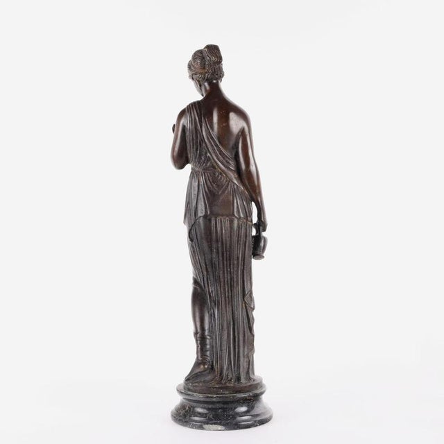 Metal Allegory of Youth Bronze Sculpture For Sale - Image 7 of 10