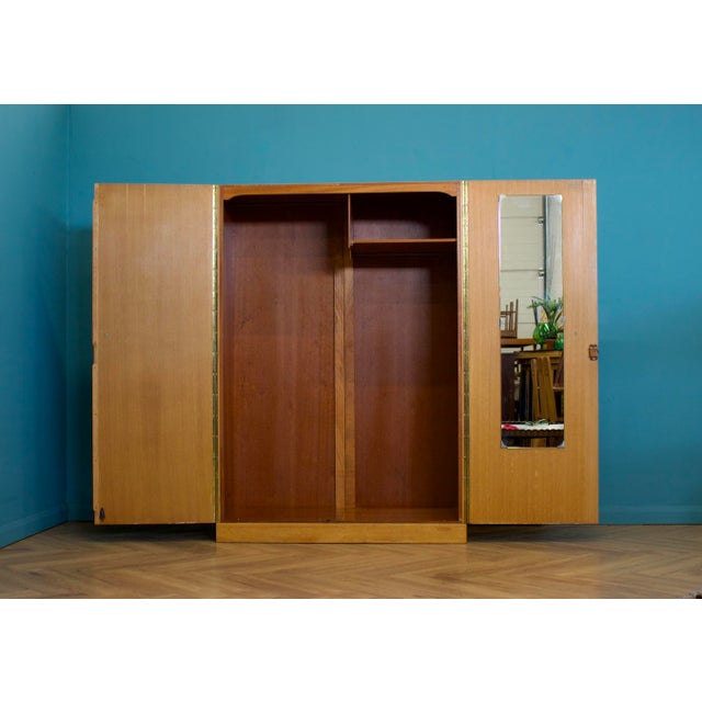 Vintage Oak Wardrobe from Meredew, 1960s, 1955 For Sale - Image 6 of 12