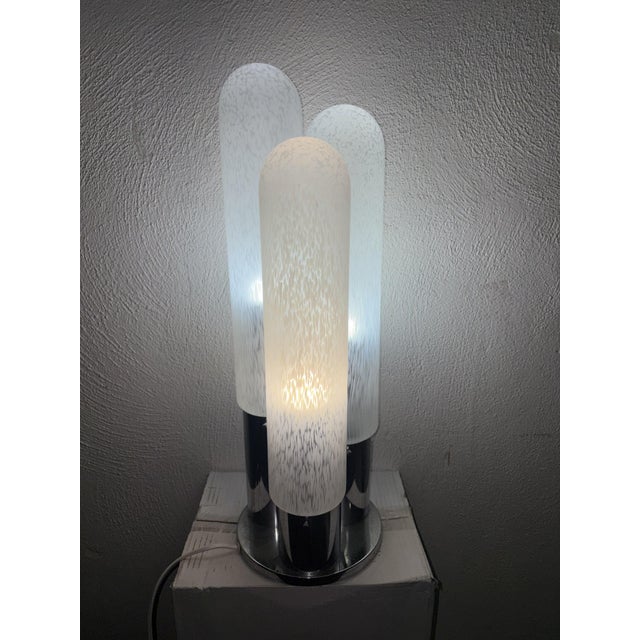 Murano Glass Table Lamp, Mid-20th Century For Sale - Image 4 of 10