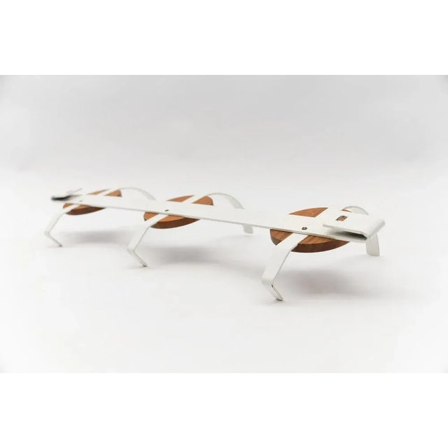 Wood Minimalistic Scandinavian Wall Coat Rack, 1960s For Sale - Image 7 of 9