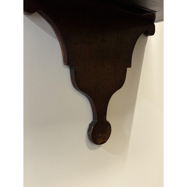 Mahogany Hooded Wall Clock, 18th Century For Sale - Image 6 of 12