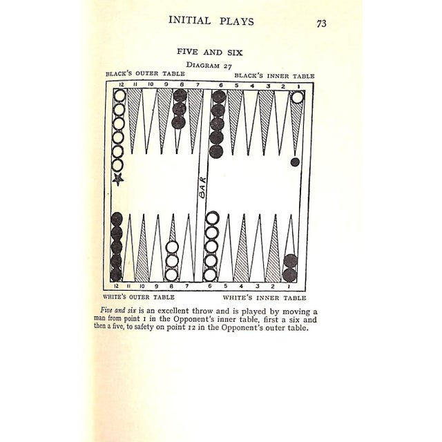White "The New Backgammon" 1930 Boyden, Elizabeth Clark For Sale - Image 8 of 8