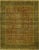 Burnt Orange 1980s Semi Vintage Distressed Over Dyed Rust/Blue Wool Rug -9'9 X 12'8 For Sale - Image 8 of 8