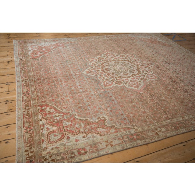 Vintage Distressed Malayer Carpet - 6'11' x 8'4" For Sale - Image 10 of 11