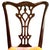 Classic set of eight solid mahogany Chippendale chairs (2 arm - 6 side) were created by the Grand Ledge Chair Company...