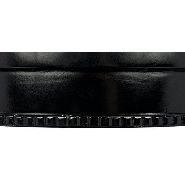 Not Yet Made - Made To Order NOIR Scheffield Round End Table in Black For Sale - Image 5 of 6