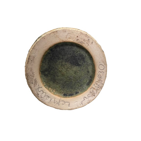 1980s 1980s Art Pottery Vase For Sale - Image 5 of 6