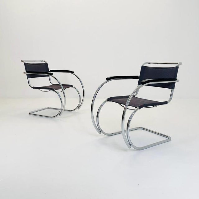 S533 MR20 Chair by Ludwig Mies Van Der Rohe for Thonet, 1980s For Sale - Image 18 of 18