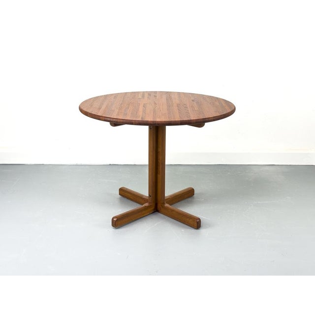 Round Dining Table in Teak, 1970s For Sale - Image 15 of 15