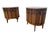Kent Coffey Mid-Century Modern Kent Coffey "Perspecta" Walnut Commode Nightstands - Set of 2 For Sale - Image 4 of 11