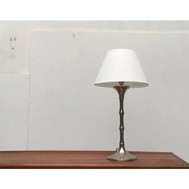 Mid-Century German Bamboo Table Lamp by Ingo Maurer for M Design, 1960s For Sale - Image 17 of 17