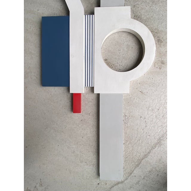 Abstract Wall Sculpture Composition 89 by François Decq, 1989 For Sale - Image 4 of 6