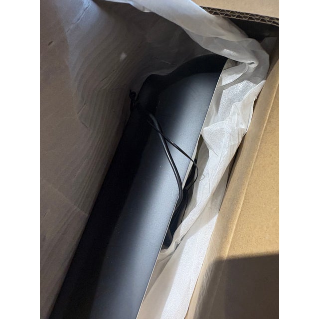 Metal Hay Pc Linear Pendant, Soft Black For Sale - Image 7 of 10