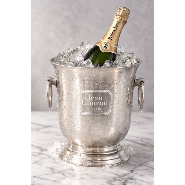 Vintage French Jean Couzon Orfevre Champagne Bucket For Sale In Los Angeles - Image 6 of 6