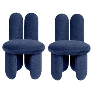 Set of Gentle 673 Glazy Chairs by Royal Stranger For Sale