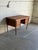 Vintage Danish Mid Century Modern Teak Writing Desk Vanity Scandinavian Modern For Sale In Los Angeles - Image 6 of 10