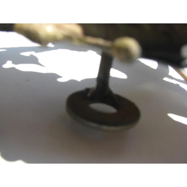 1970s Silas Seandel Mid-Century Modern Large Mixed Metal Brutalist Wall Sculpture, Signed For Sale - Image 9 of 10