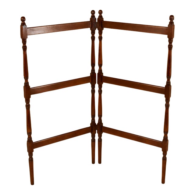 19th Century Walnut Folding Blanket/Quilt Rack For Sale