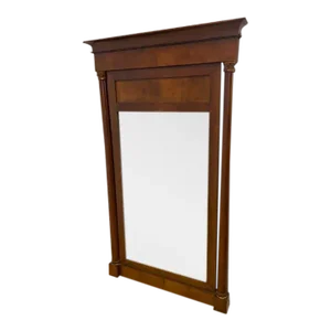 Vintage Empire Style Carved Wall Mirror by Baker Furniture