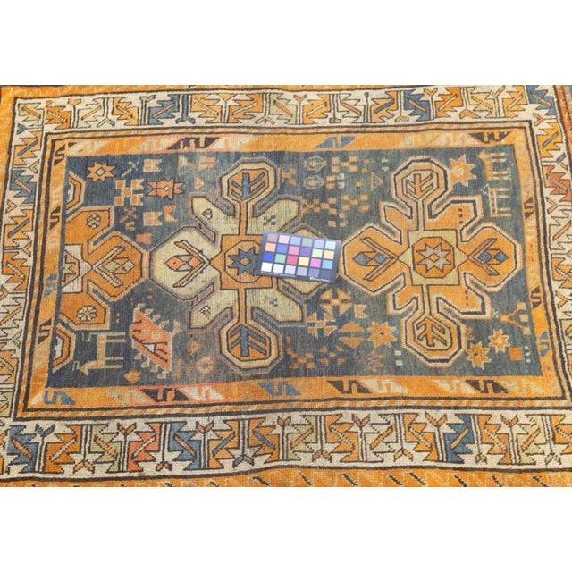 SW Caucasus/Armenia. Boldly patterned, strongly colored, totally geometric, all wool, coarse to moderate weave, medium to...