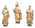 Italian Artist, Sculptures of Religious Saints. 1700, Wood and Gold For Sale
