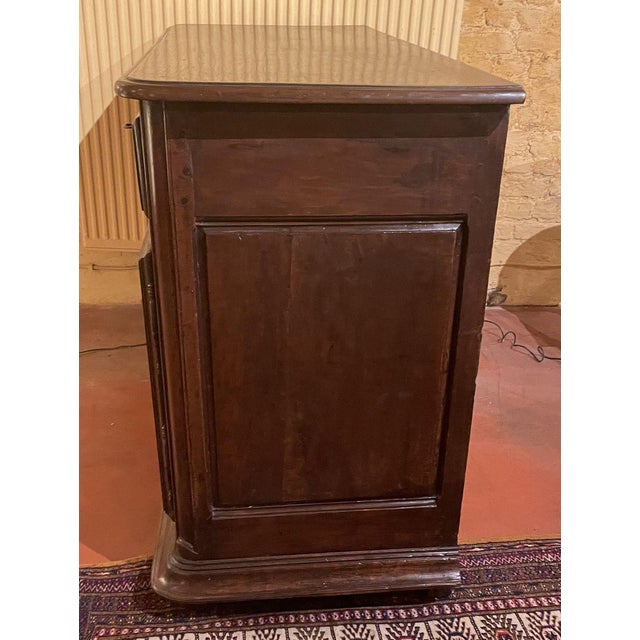 Antique French Walnut Buffet, 1700s For Sale - Image 4 of 12