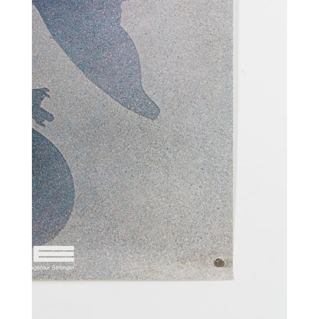 1970s Porsche Gearbox in the Rear – Engine in the Front Poster from Advertising Agency Strenger, 1976 For Sale - Image 5 of 9