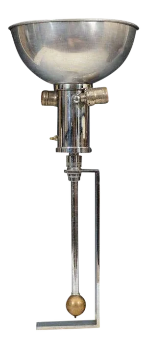 Gilbert Rohde Art Deco Nickel & Brass Lamp