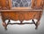 Wood Antique 1920s Jacobean Revival Walnut Dining Room China Cabinet / Bookcase For Sale - Image 7 of 10