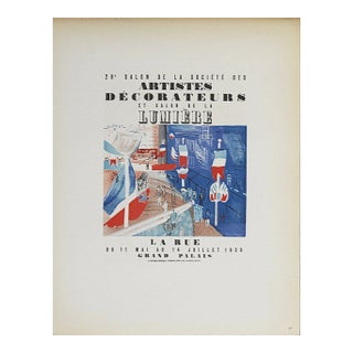 1950s Dufy Lithograph 27 Salon Des Artistes Art in Posters For Sale