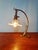 Art Nouveau Table Lamp in Bronze and Brass with Opalescent Glass Shade, France, 1900s For Sale - Image 10 of 14