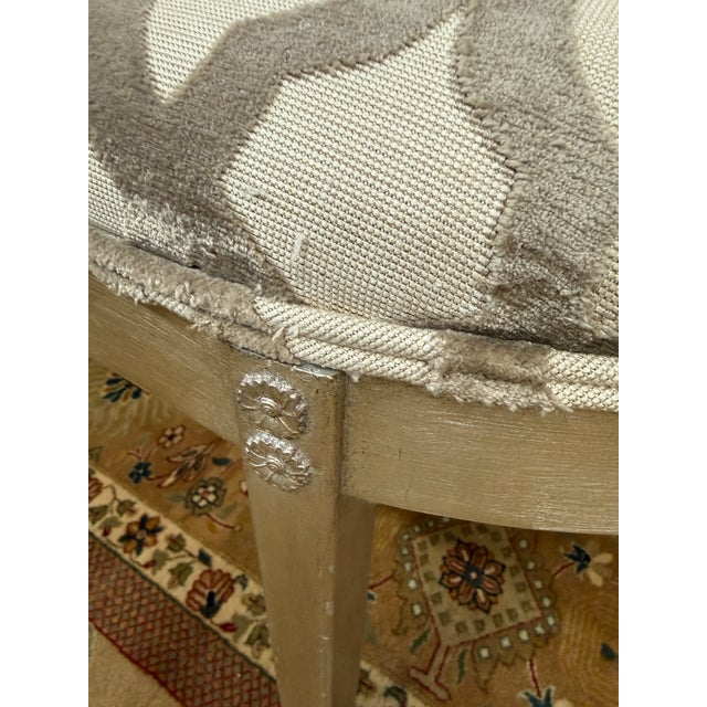 French Demi-Lune Bench Seat For Sale - Image 12 of 12